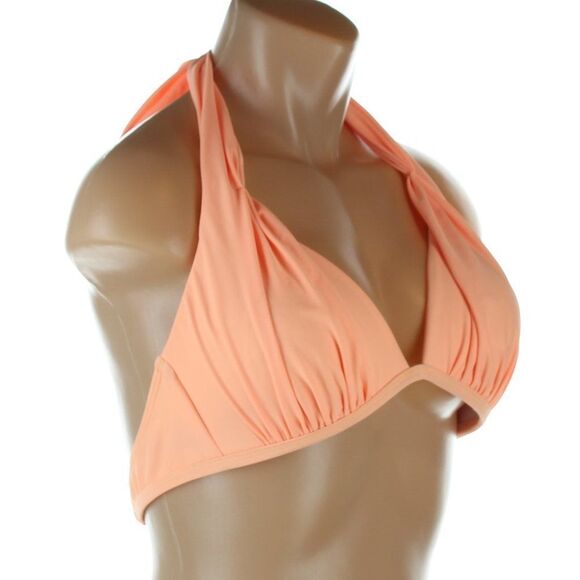 36 B/C Orange Padded Swim Bikini Top - Picture 8 of 9
